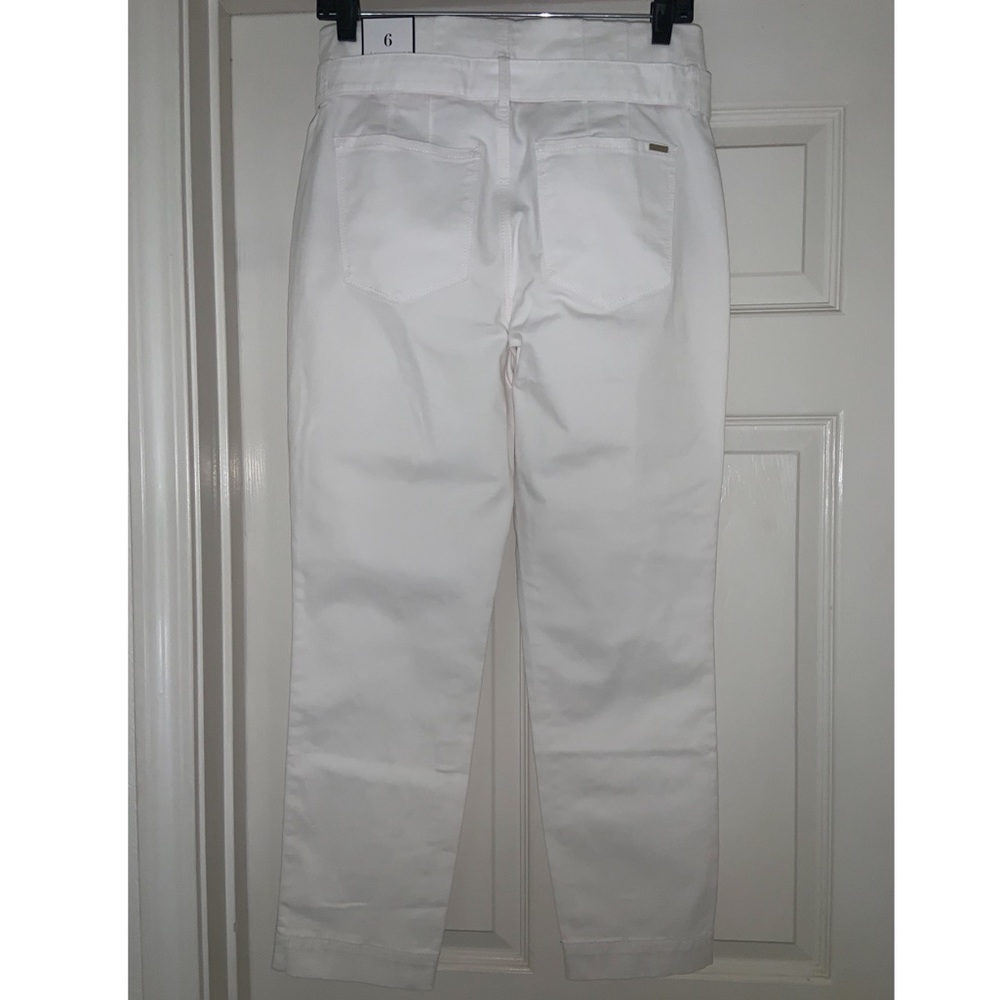 White House Black Market High-Rise Slim Crop Jeans With Removable Belt –– NWT - Picture 10 of 14